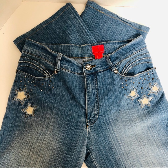 jeans with embellishments